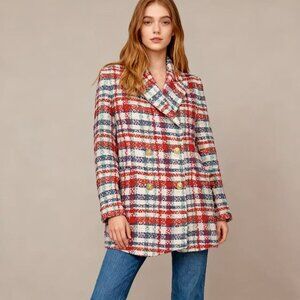 $550 ESSENTIEL ANTWERP Antwerp Zoyster Oversized Blazer Jacket Coat Size 38